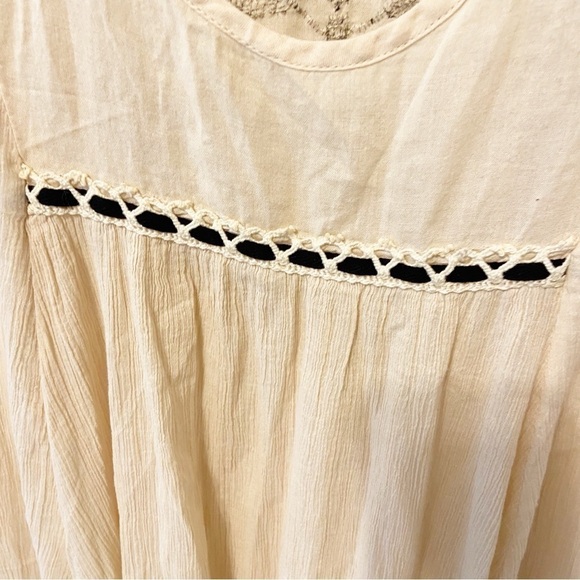 Free People | India Gauze Embroidered Marina High/Low Dress Size XS - Picture 10 of 15